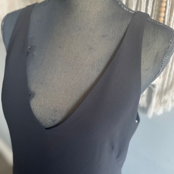 Halston Black Ruffle Maxi - Picture 9 of 9